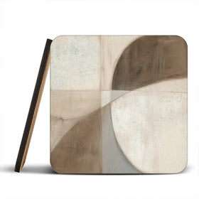 Mid Century Shapes Coaster Set Mid Century Shapes Coaster Set wall art product Chromatic Storm Studio
