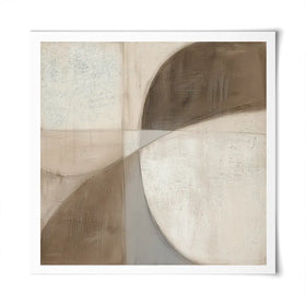 Mid Century Shapes Square Art Print Mid Century Shapes Square Art Print wall art product Chromatic Storm Studio