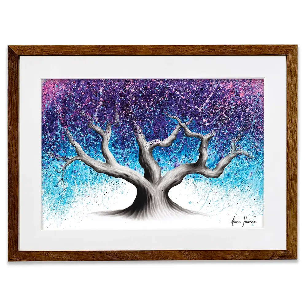Midnight Dream Tree Framed Art Print Midnight Dream Tree Framed Art Print wall art product Ashvin Harrison