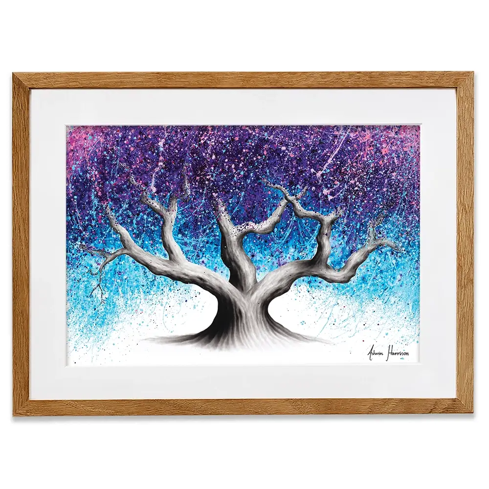 Midnight Dream Tree Framed Art Print Midnight Dream Tree Framed Art Print wall art product Ashvin Harrison