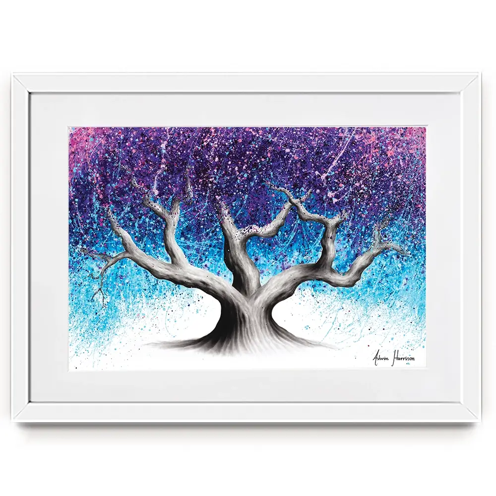 Midnight Dream Tree Framed Art Print Midnight Dream Tree Framed Art Print wall art product Ashvin Harrison