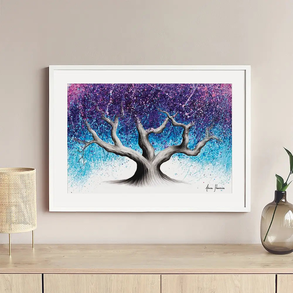 Midnight Dream Tree Framed Art Print Midnight Dream Tree Framed Art Print wall art product Ashvin Harrison