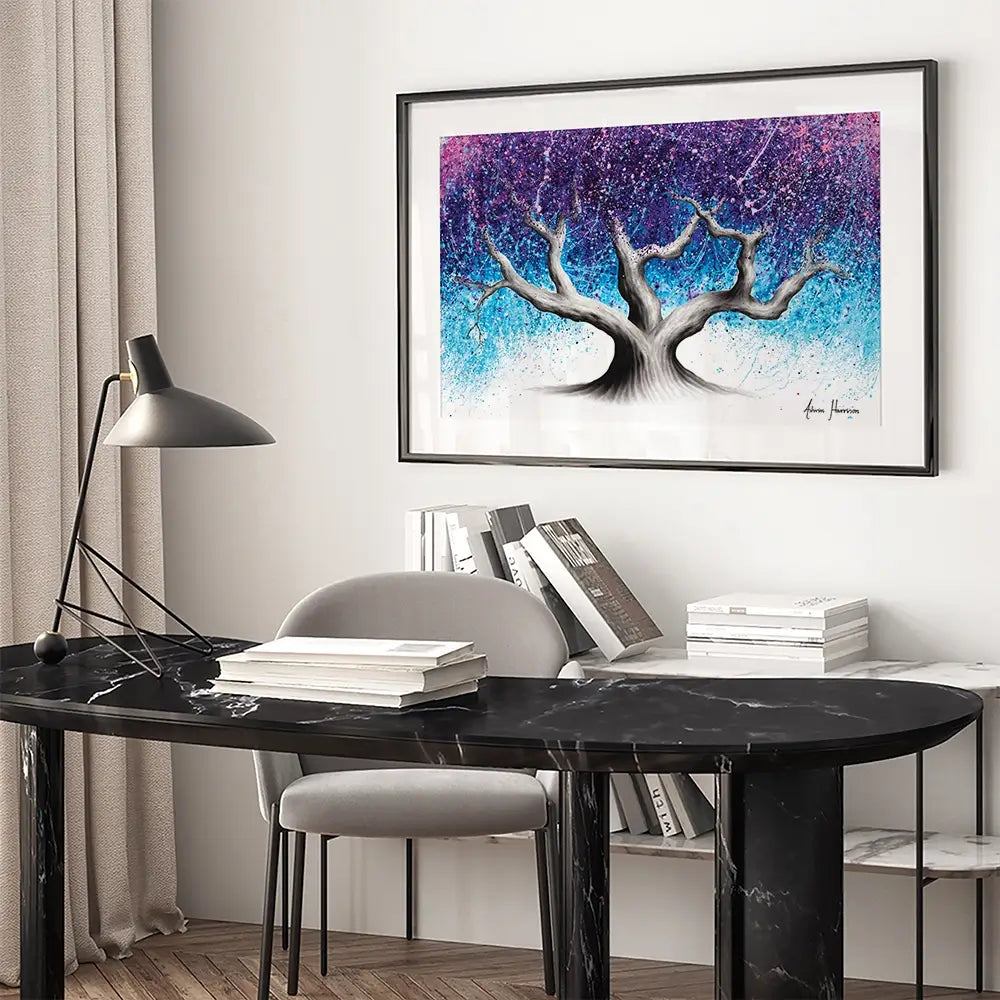 Midnight Dream Tree Framed Art Print Midnight Dream Tree Framed Art Print wall art product Ashvin Harrison