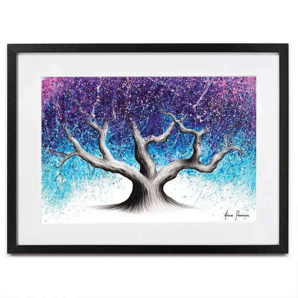 Midnight Dream Tree Framed Art Print Midnight Dream Tree Framed Art Print wall art product Ashvin Harrison