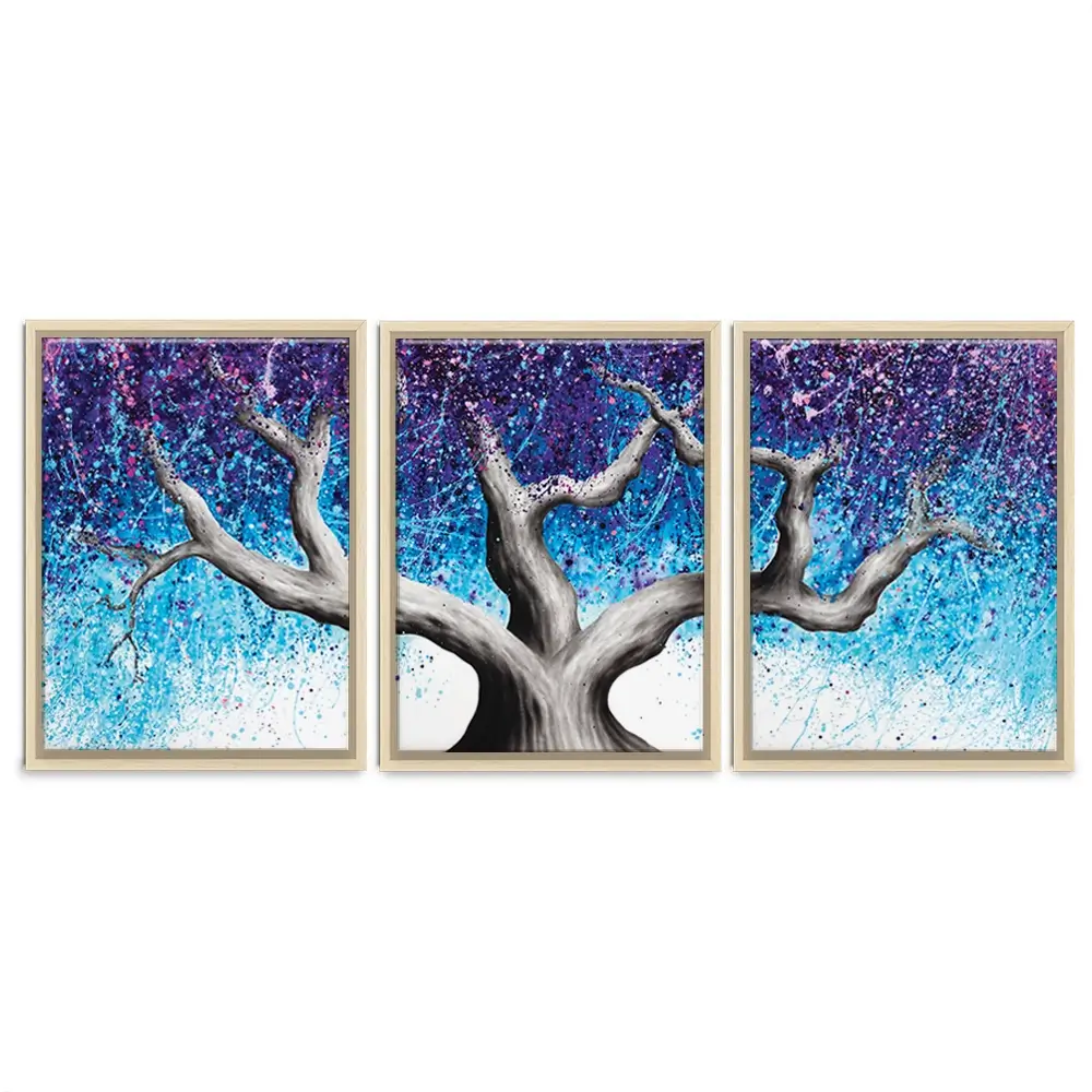 Midnight Dream Tree Trio Canvas Print Midnight Dream Tree Trio Canvas Print wall art product Ashvin Harrison