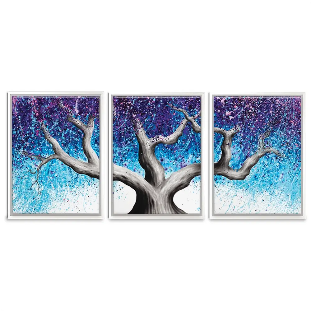 Midnight Dream Tree Trio Canvas Print Midnight Dream Tree Trio Canvas Print wall art product Ashvin Harrison