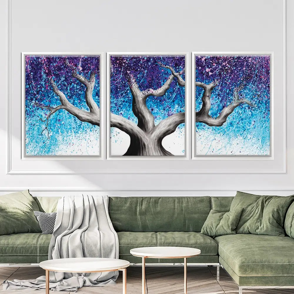 Midnight Dream Tree Trio Canvas Print Midnight Dream Tree Trio Canvas Print wall art product Ashvin Harrison