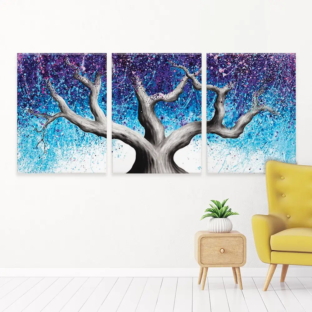 Midnight Dream Tree Trio Canvas Print Midnight Dream Tree Trio Canvas Print wall art product Ashvin Harrison