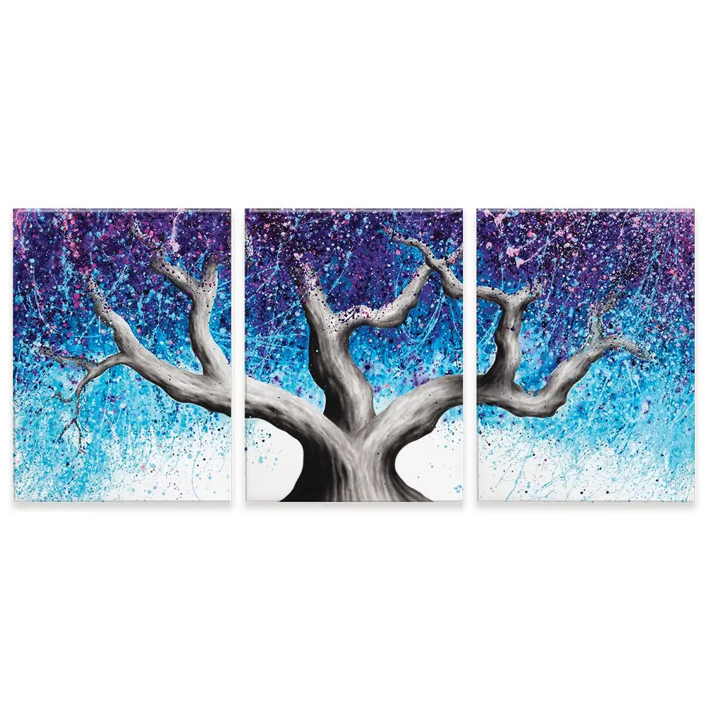 Midnight Dream Tree Trio Canvas Print Midnight Dream Tree Trio Canvas Print wall art product Ashvin Harrison