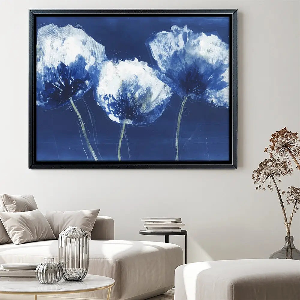Midnight Poppies Canvas Print Midnight Poppies Canvas Print wall art product Chromatic Storm Studio