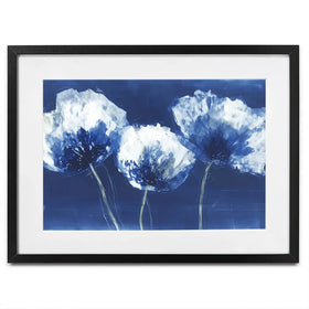 Midnight Poppies Framed Art Print Midnight Poppies Framed Art Print wall art product Chromatic Storm Studio