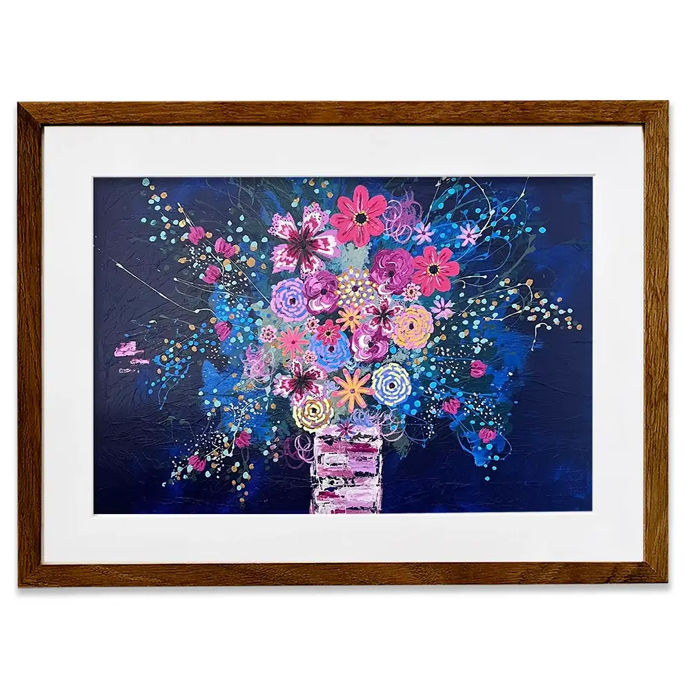 Midnight Rain Framed Art Print Midnight Rain Framed Art Print wall art product Jo Mulligan