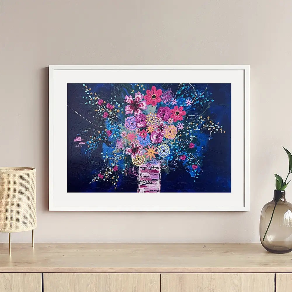 Midnight Rain Framed Art Print Midnight Rain Framed Art Print wall art product Jo Mulligan
