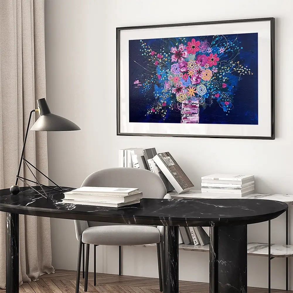 Midnight Rain Framed Art Print Midnight Rain Framed Art Print wall art product Jo Mulligan