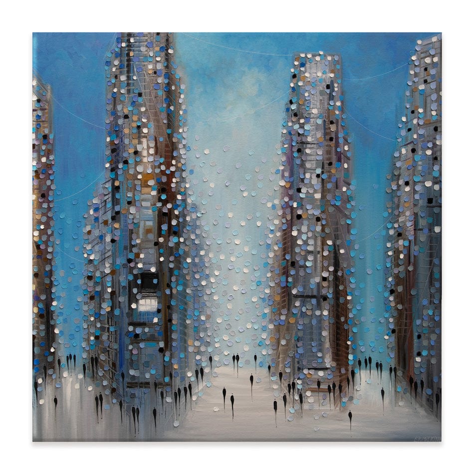 Midtown Life Canvas Print wall art product Ekaterina Ermilkina / Independent