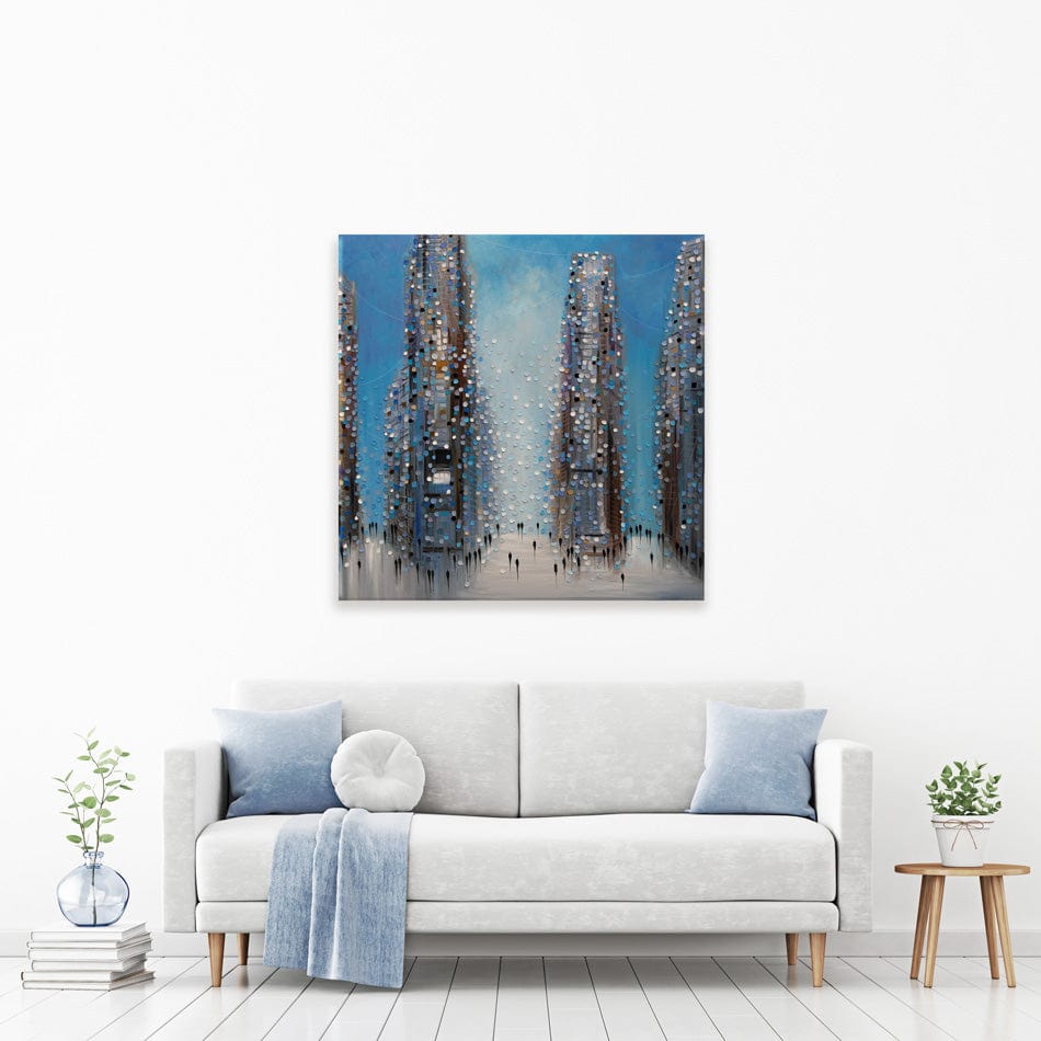 Midtown Life Canvas Print wall art product Ekaterina Ermilkina / Independent