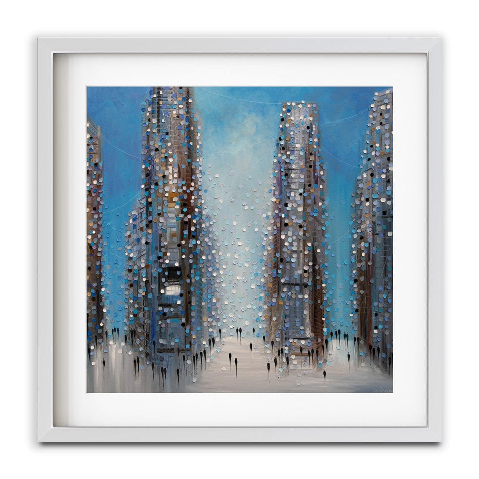 Midtown Life Framed Art Print wall art product Ekaterina Ermilkina / Independent