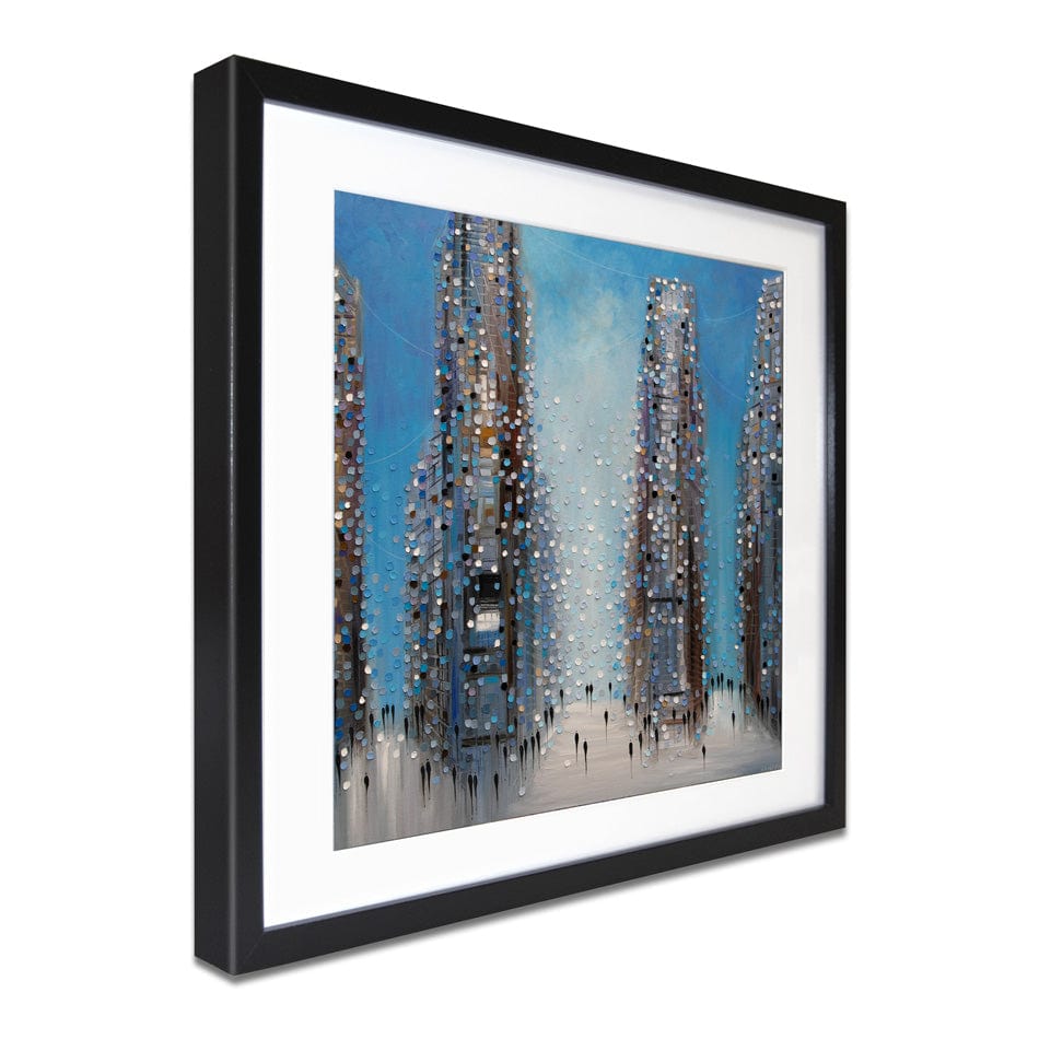 Midtown Life Framed Art Print wall art product Ekaterina Ermilkina / Independent