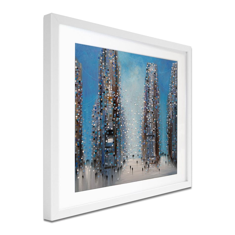Midtown Life Framed Art Print wall art product Ekaterina Ermilkina / Independent
