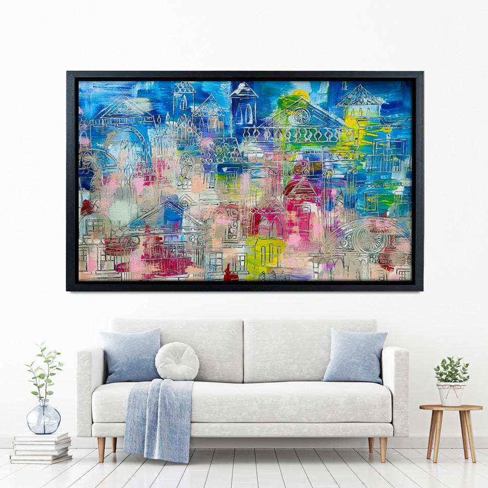 Milan Canvas Print wall art product Scarlet Sky Studio