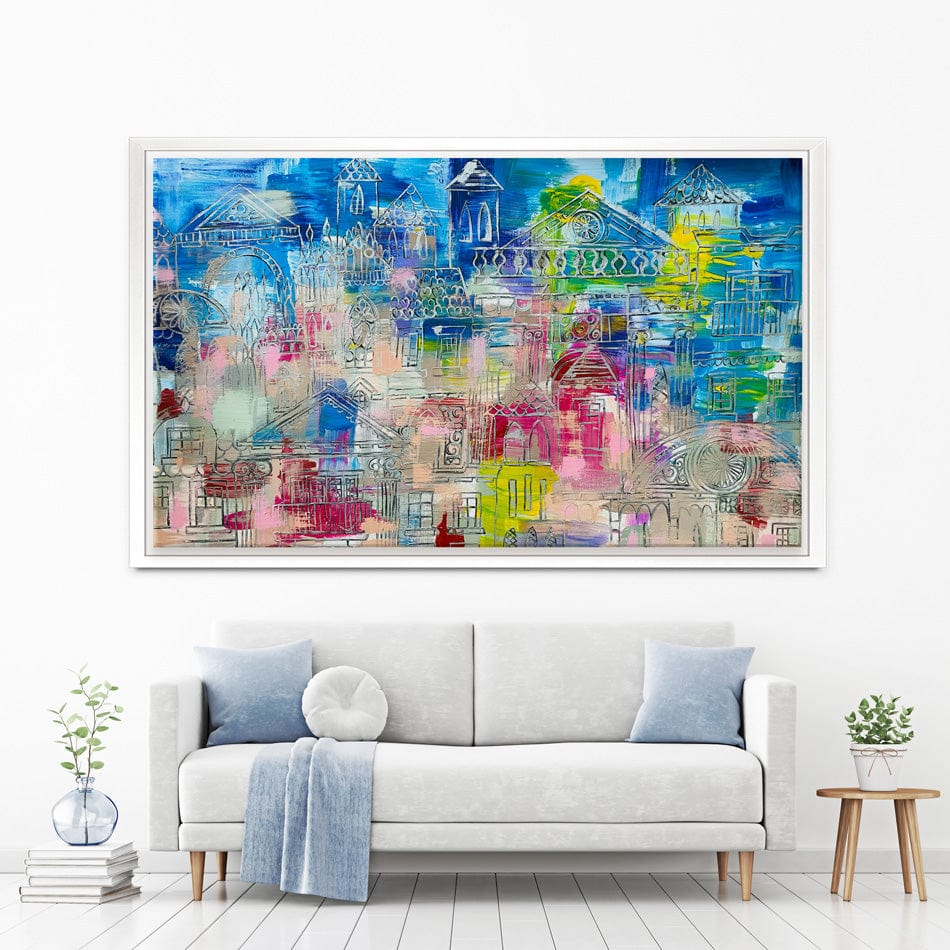 Milan Canvas Print wall art product Scarlet Sky Studio
