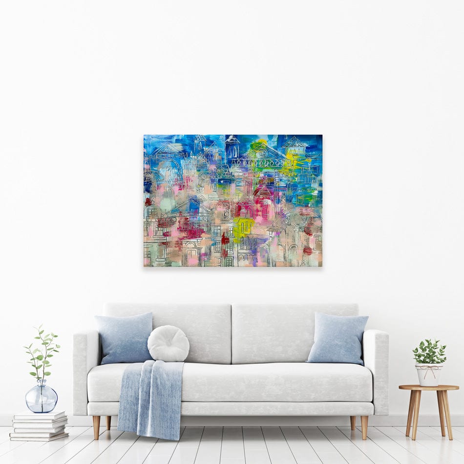 Milan Canvas Print wall art product Scarlet Sky Studio