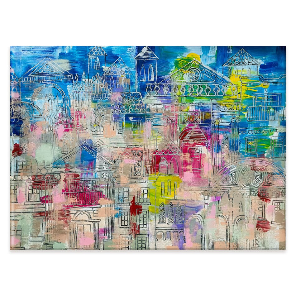 Milan Canvas Print wall art product Scarlet Sky Studio
