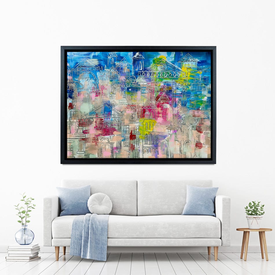 Milan Canvas Print wall art product Scarlet Sky Studio
