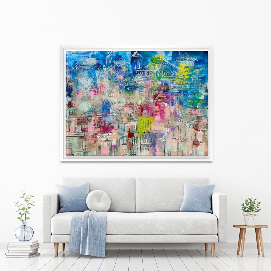 Milan Canvas Print wall art product Scarlet Sky Studio