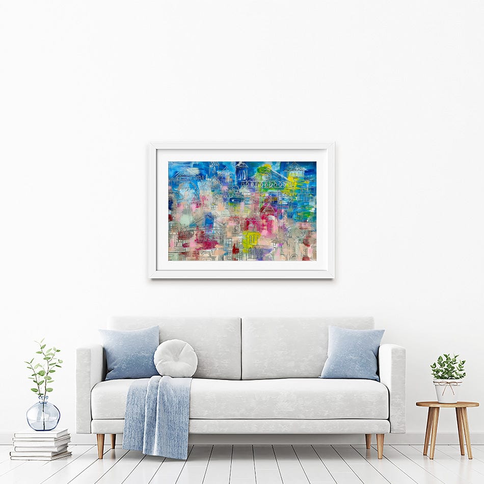 Milan Framed Art Print wall art product Scarlet Sky Studio