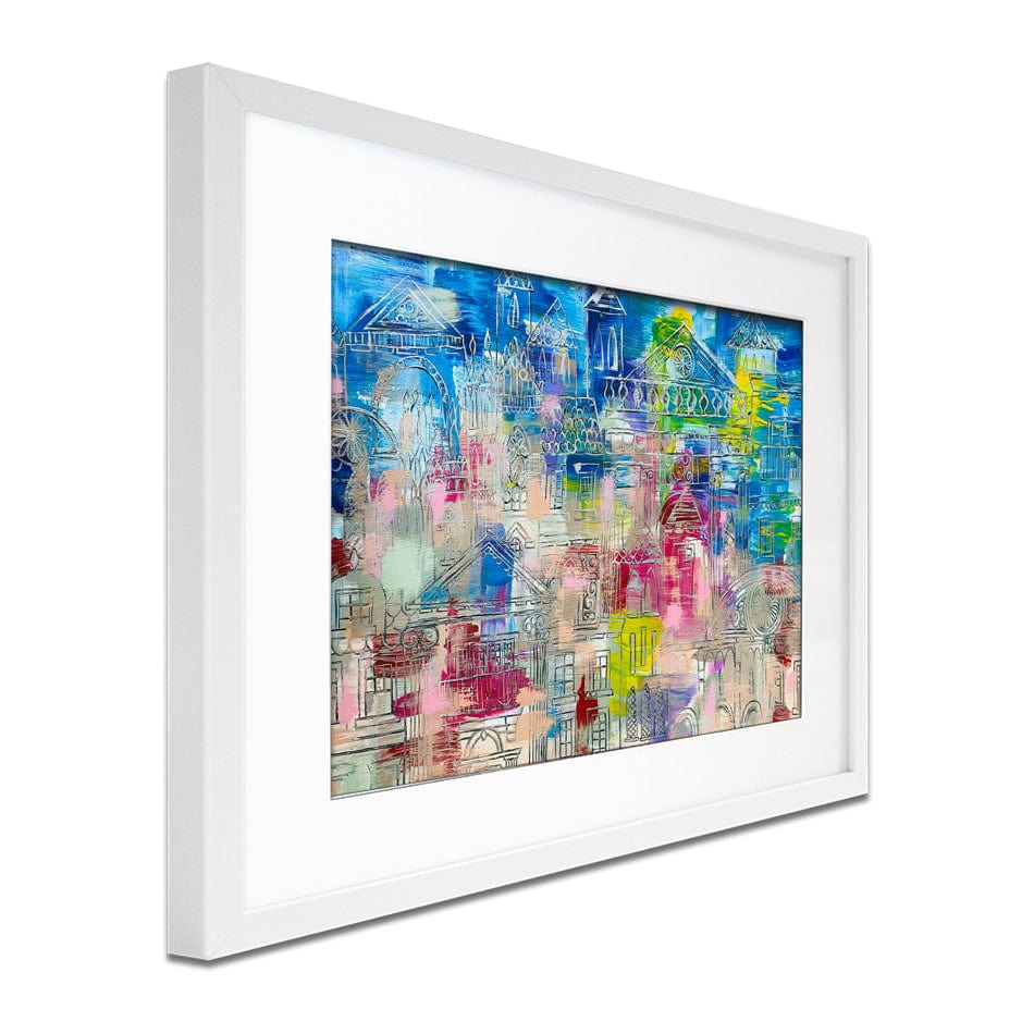 Milan Framed Art Print wall art product Scarlet Sky Studio