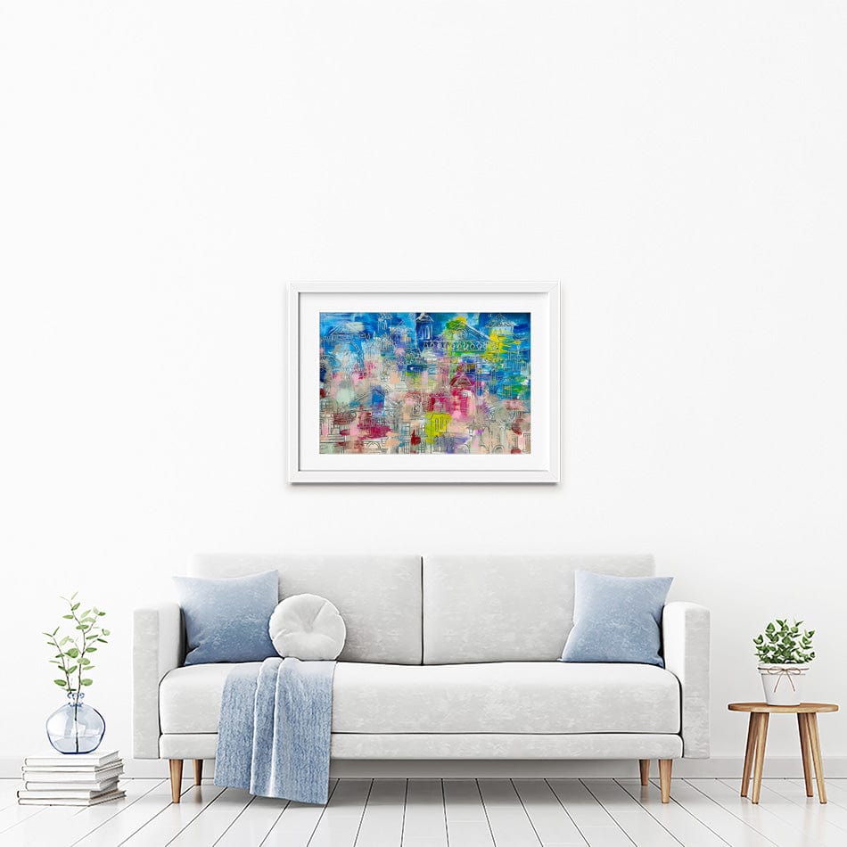 Milan Framed Art Print wall art product Scarlet Sky Studio