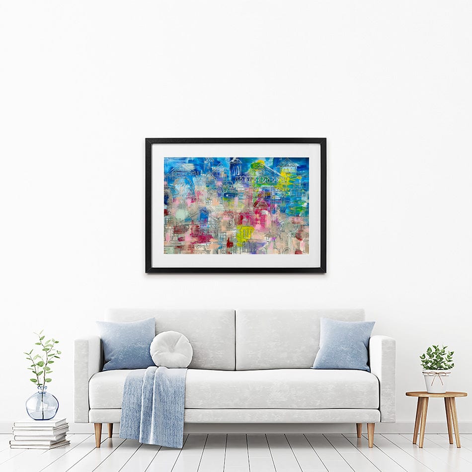 Milan Framed Art Print wall art product Scarlet Sky Studio
