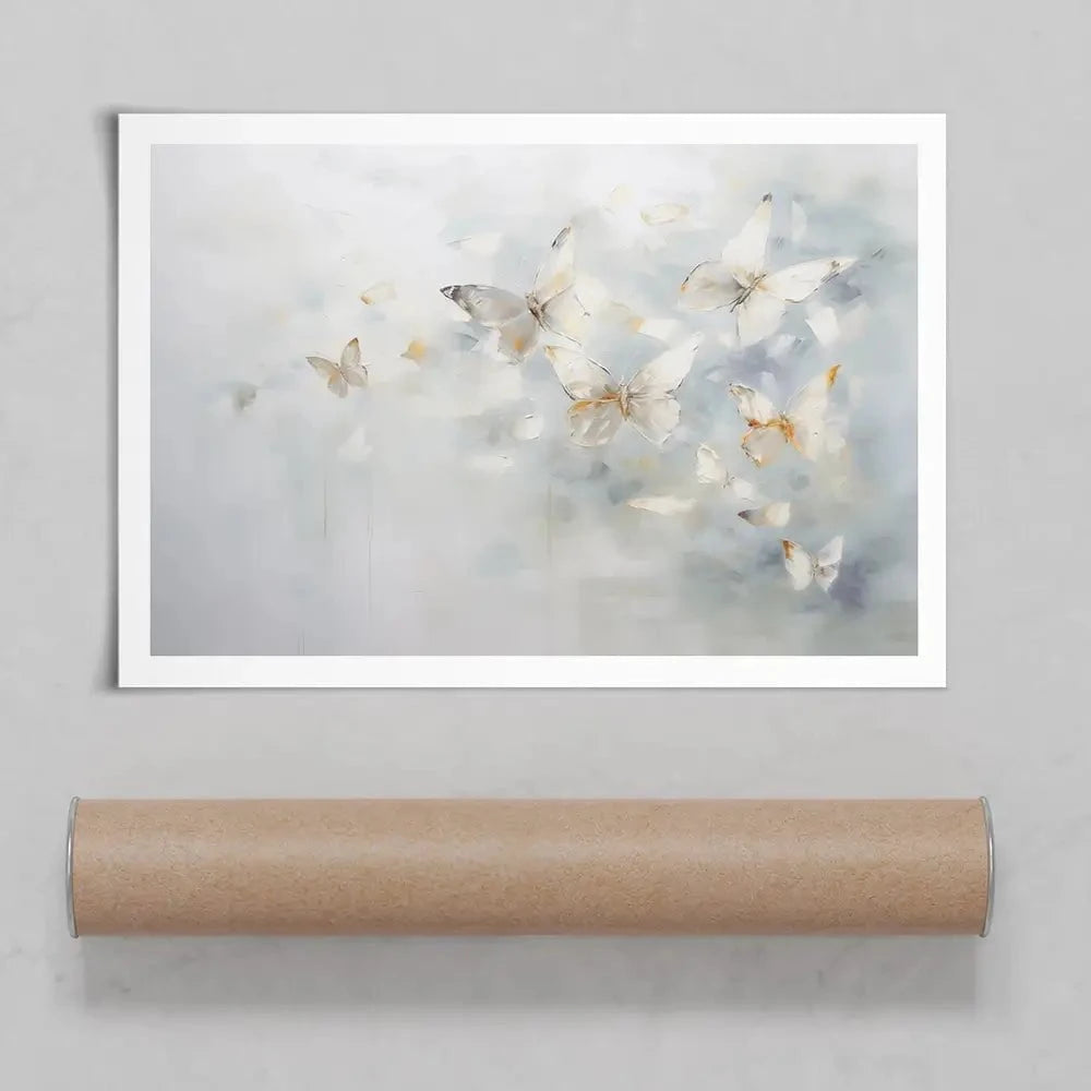 Minimal Butterflies Art Print Minimal Butterflies Art Print wall art product Arlington Prints - Independent