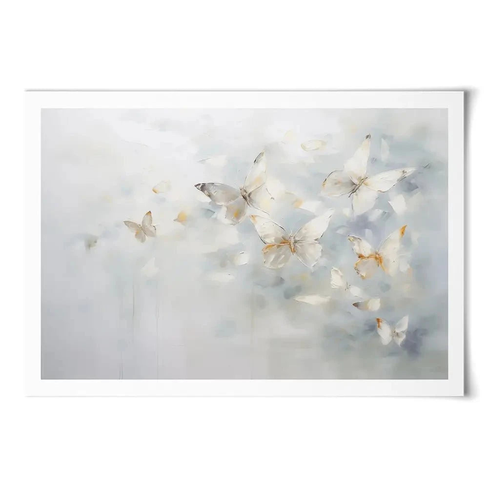 Minimal Butterflies Art Print Minimal Butterflies Art Print wall art product Arlington Prints - Independent