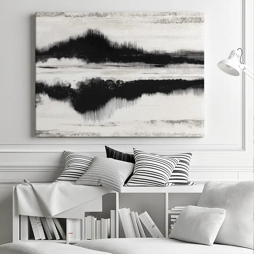 Minimal Landscape Study Canvas Print Minimal Landscape Study Canvas Print wall art product Chromatic Storm Studio