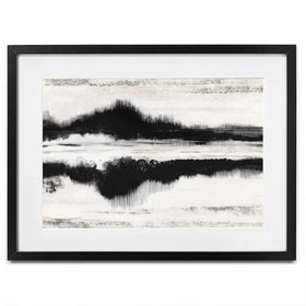 Minimal Landscape Study Framed Art Print Minimal Landscape Study Framed Art Print wall art product Chromatic Storm Studio
