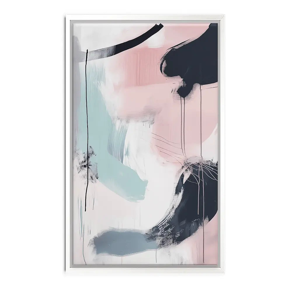 Minimalist Blush Pink Canvas Print Minimalist Blush Pink Canvas Print wall art product Tanya Ocean