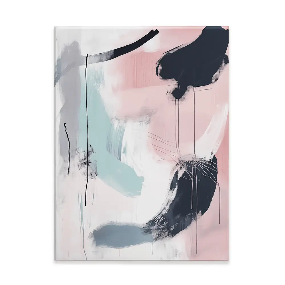 Minimalist Blush Pink Canvas Print Minimalist Blush Pink Canvas Print wall art product Tanya Ocean