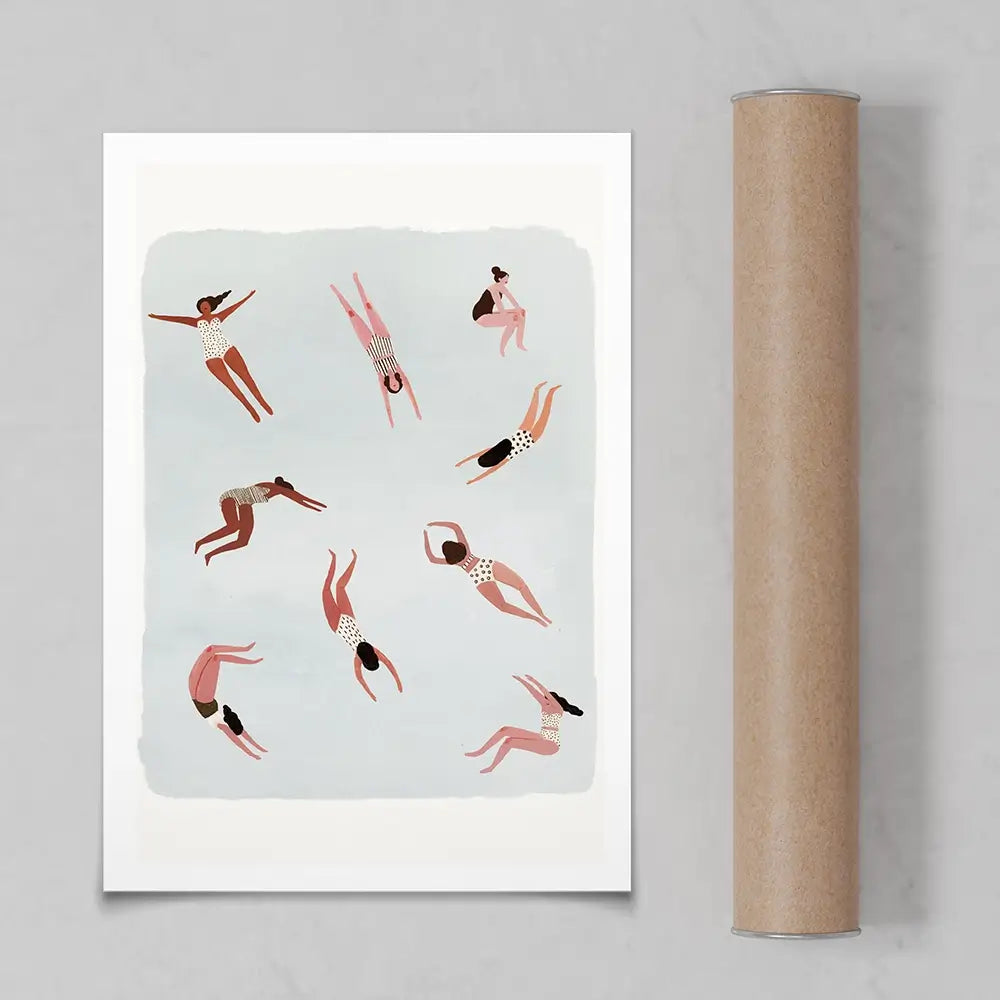 Minnows Art Print Minnows Art Print wall art product Victoria Borges