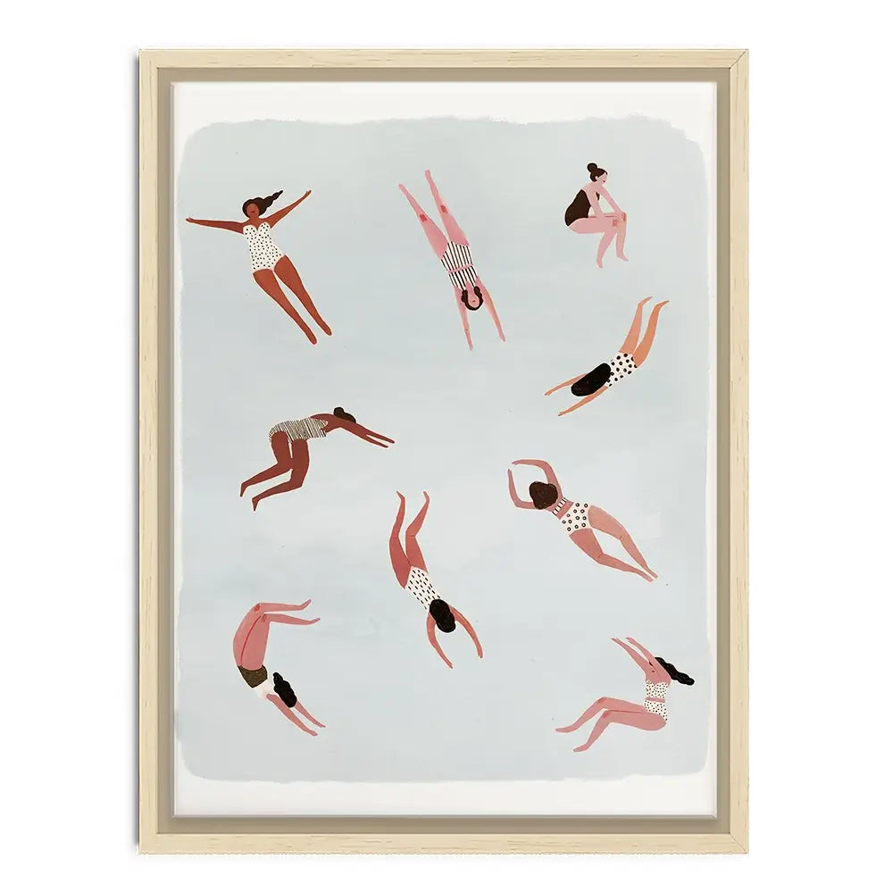 Minnows Canvas Print Minnows Canvas Print wall art product Victoria Borges