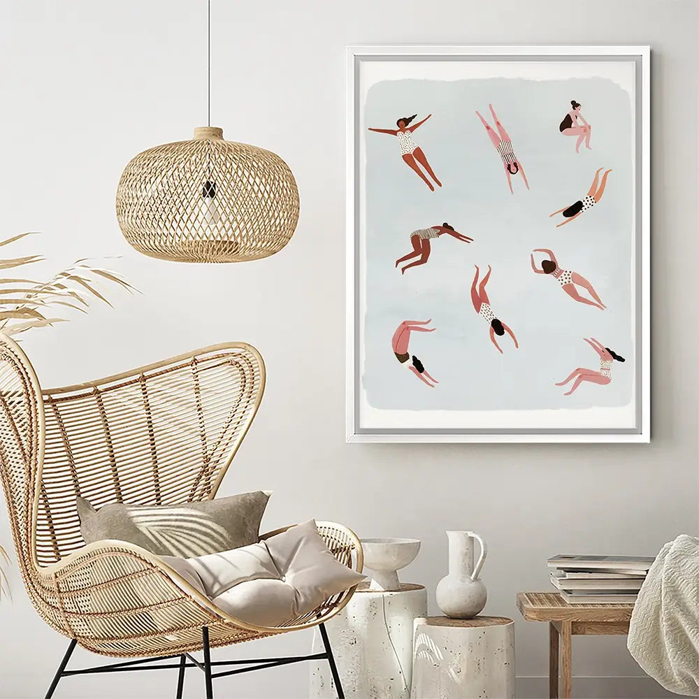 Minnows Canvas Print Minnows Canvas Print wall art product Victoria Borges