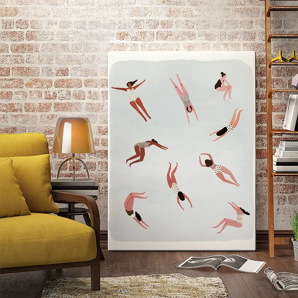 Minnows Canvas Print Minnows Canvas Print wall art product Victoria Borges