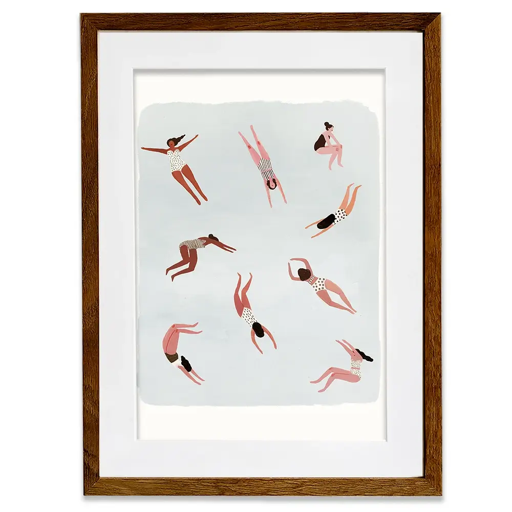 Minnows Framed Art Print Minnows Framed Art Print wall art product Victoria Borges