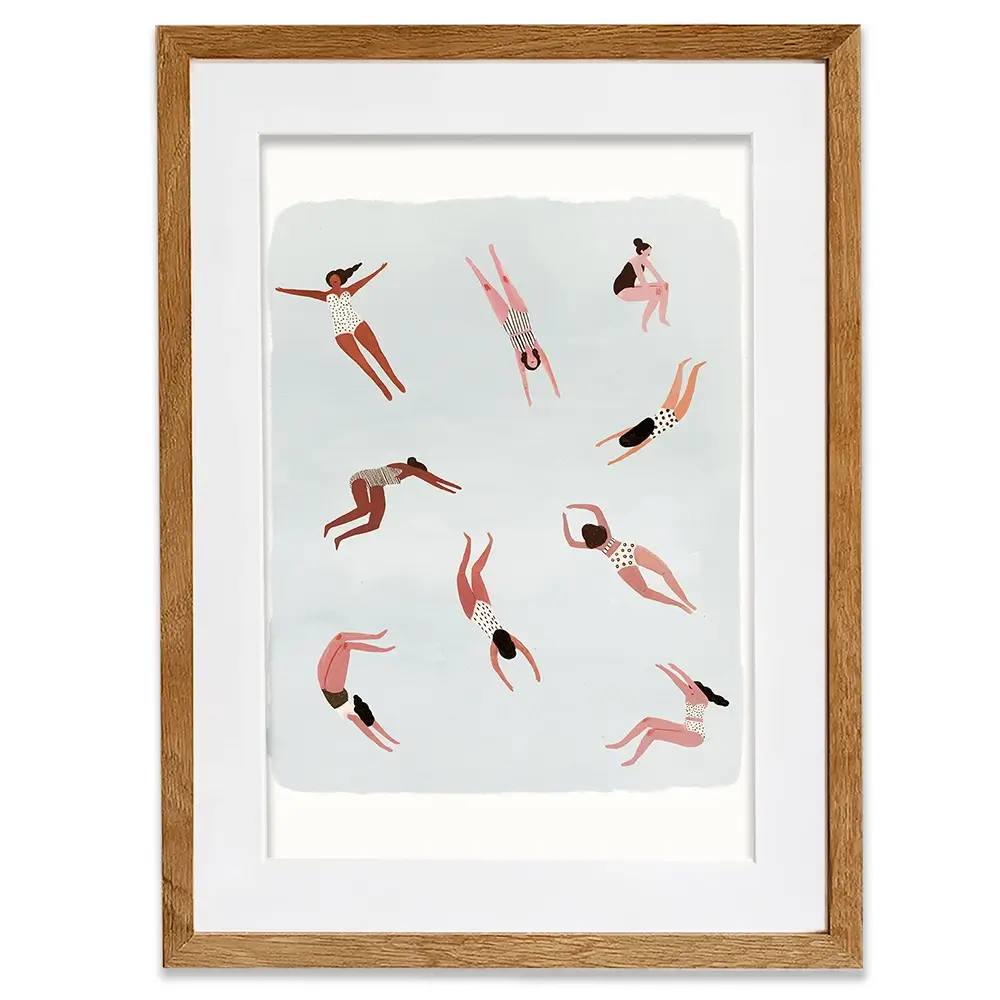 Minnows Framed Art Print Minnows Framed Art Print wall art product Victoria Borges