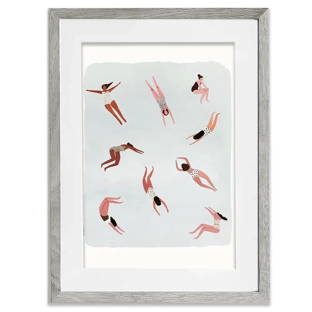 Minnows Framed Art Print Minnows Framed Art Print wall art product Victoria Borges