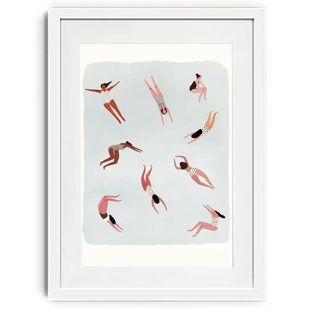 Minnows Framed Art Print Minnows Framed Art Print wall art product Victoria Borges
