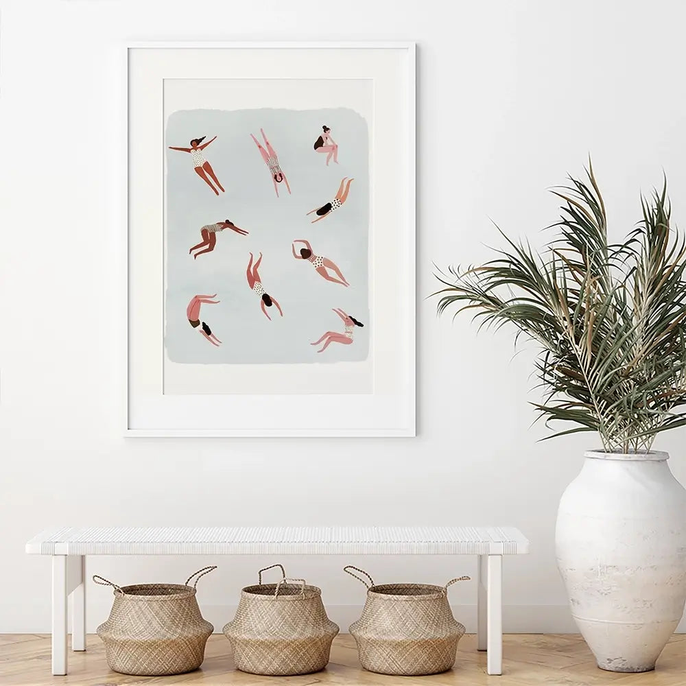 Minnows Framed Art Print Minnows Framed Art Print wall art product Victoria Borges