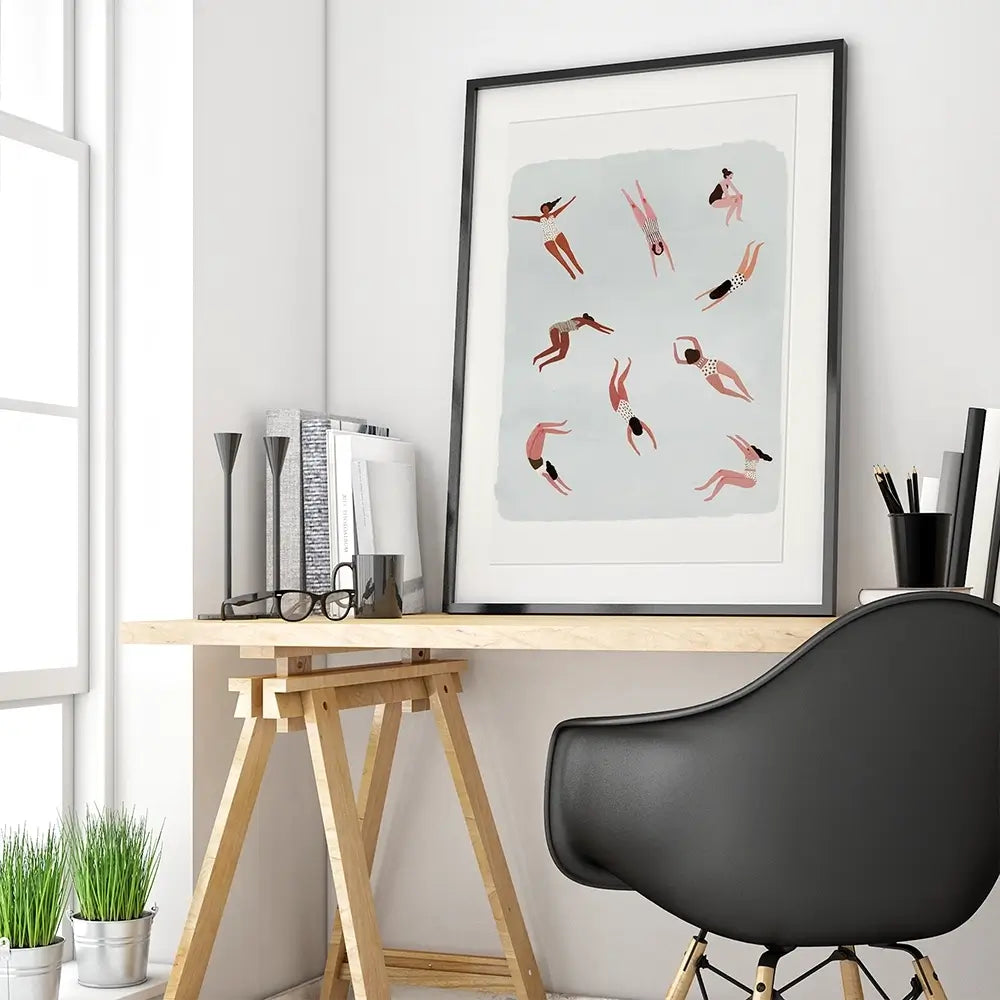 Minnows Framed Art Print Minnows Framed Art Print wall art product Victoria Borges