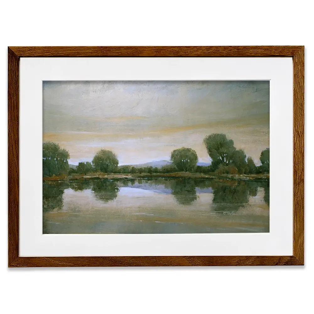 Mirror Lake 2 Framed Art Print Mirror Lake 2 Framed Art Print wall art product Tim O'Toole